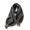 Double Sided Solid Color Scarf For Women's Winter Imitation Cashmere Warm Tassels