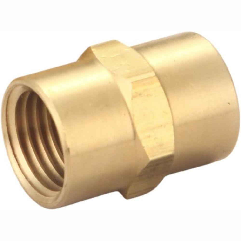Brass Brass Coupling 1/4" 1/8" 3/8" 1/8" Pipe Fitting Coupler NPT Female Coupling Air Hose System