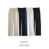 Kaslead New Arrival Women's Clothing Fashion Style Fashion All-Match Minimalist Casual Linen Straight Pants 9929040