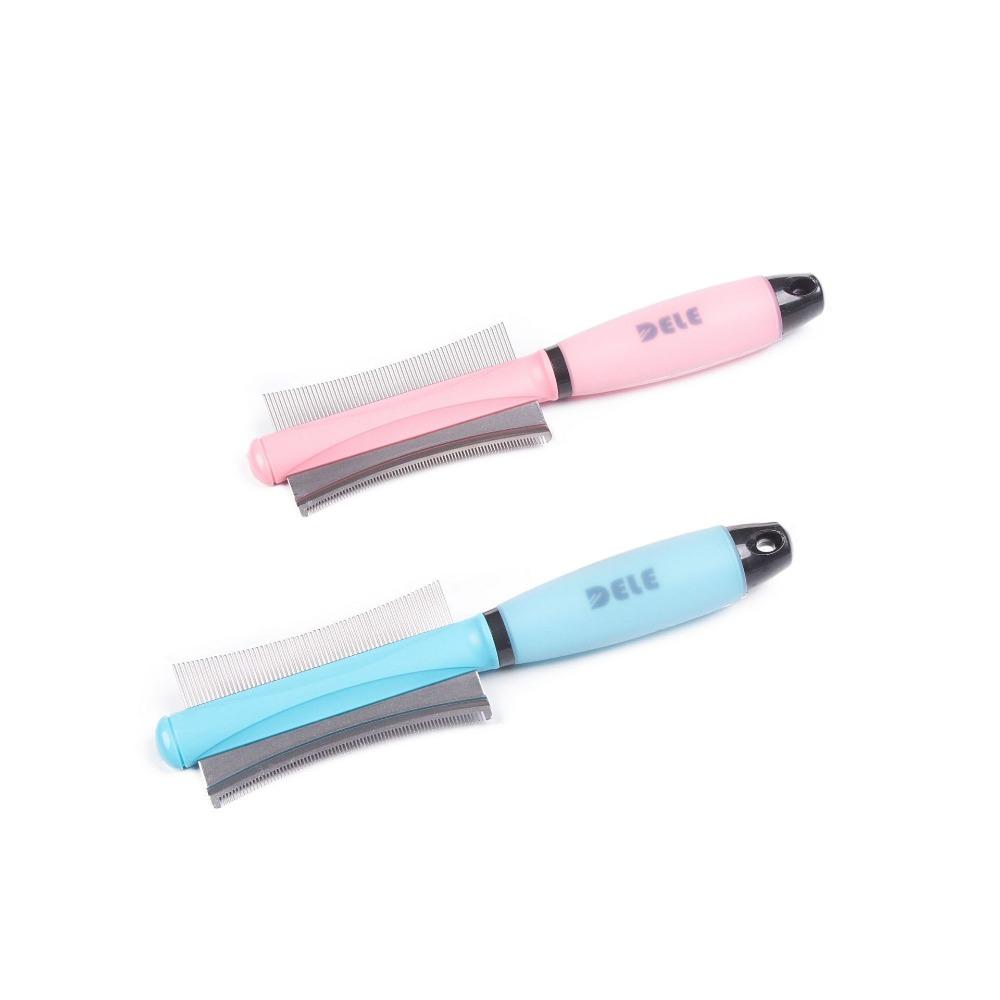 Silicone Double-Sided Cat Grooming Tool Double-Sided Cat Deshedding Brush Grooming