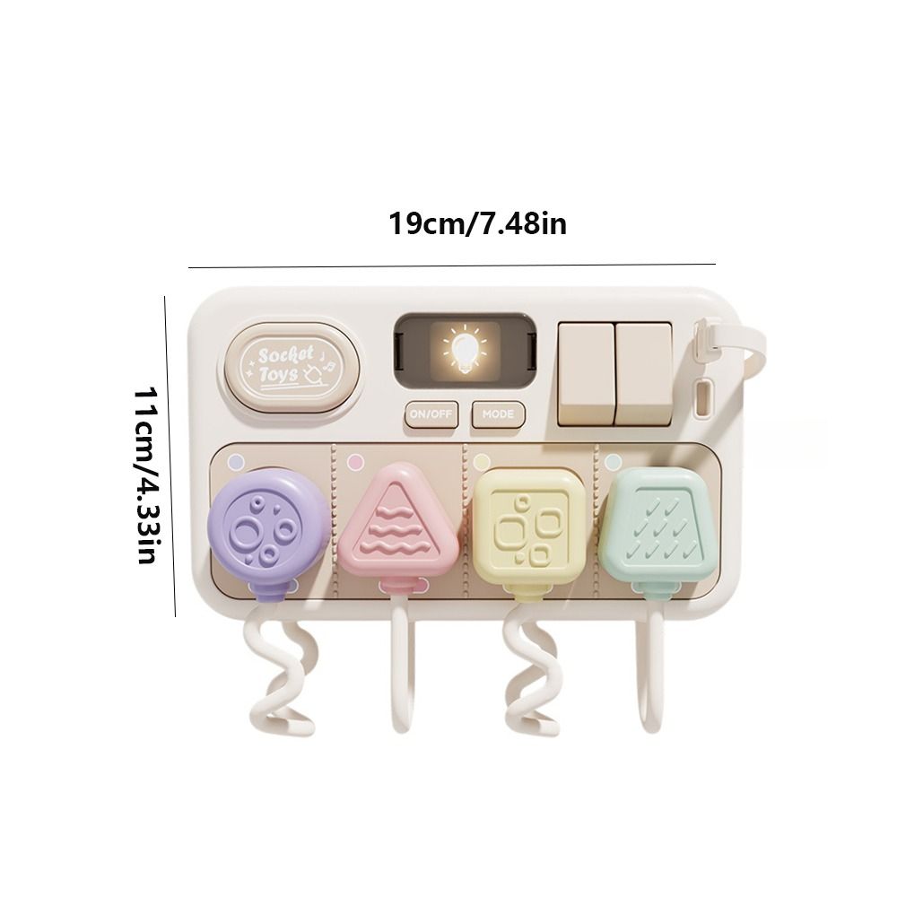 Sturdy Compact Plug Board Toy Early Education Intelligence Toy Montessori Toy