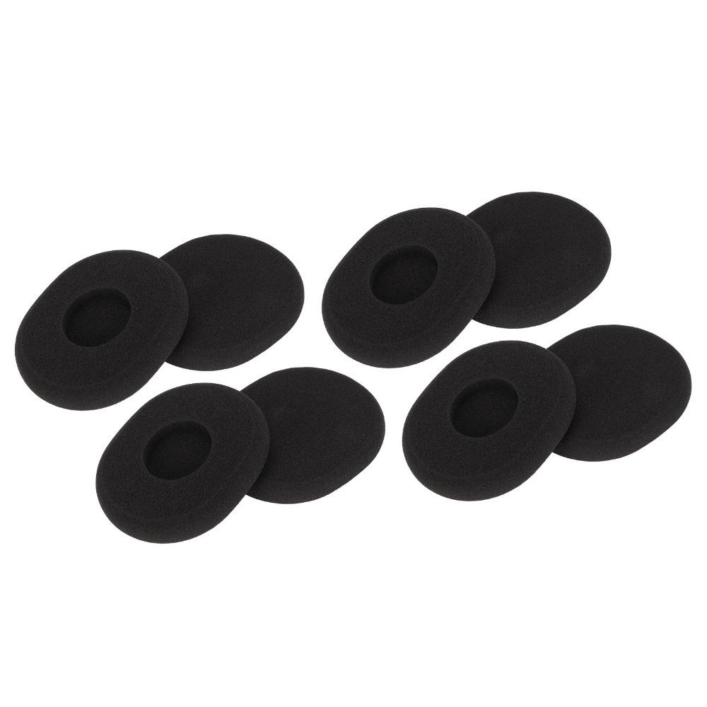 8PCS Black Headphone Ear Pads Headset Ear Cushions for Logitech H800 Headphones Maintenance