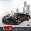1/24 Scale Bugatti Voice of The Night Alloy Metal Diecast Car Model,  Pull Back Vehicle with Sound and Light Doll Toy Model Gift for Children