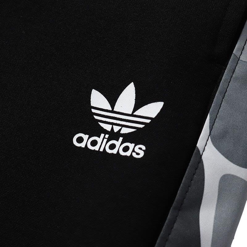 Adidas Оригинальные простые модные удобные мягкие универсальные повседневные брюки мужские низы черного цвета DN8037