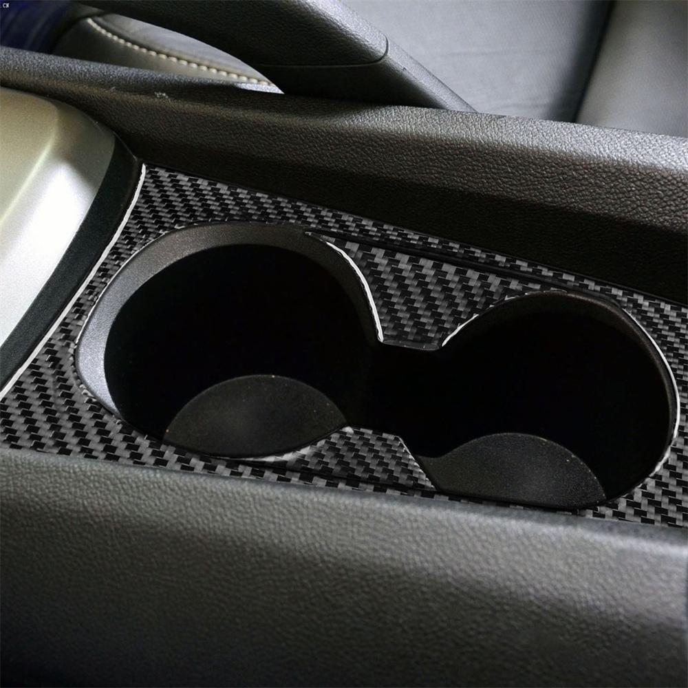 Carbon Fiber Cup Holder Trim for Chevrolet Camaro