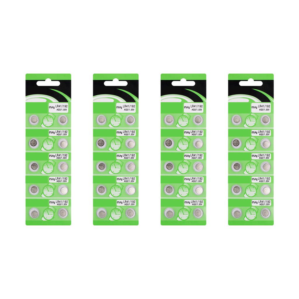 10 шт/20 шт AG3 LR41 щелочные батарейки-таблетки долговечный источник питания для пультов дистанционного управления и мини-светильников