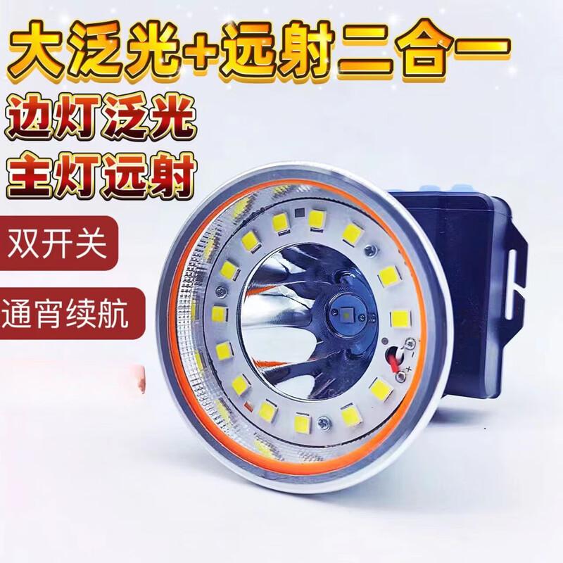 Lishi Outdoor Long-Range Headlamp with Power Display and Side Light