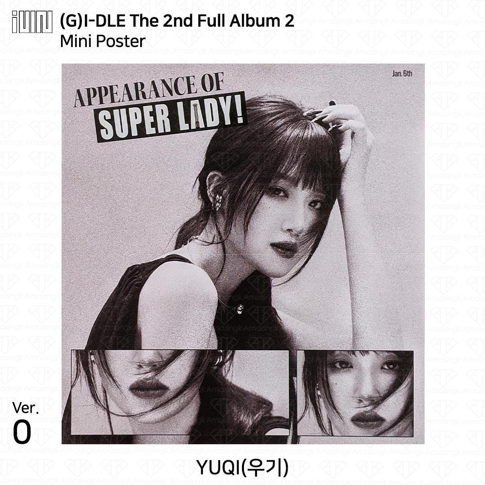 (G)I-DLE G-idle второй полный альбом 2 две фотокарточки мини-плакат открытка KPOP