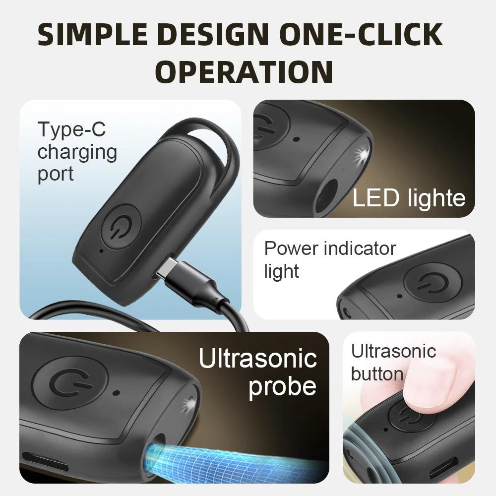 Мини ультразвуковой отпугиватель собак, обучающий собак, останавливающий лай, умный портативный отпугиватель собак, устройство для защиты от лая на открытом воздухе