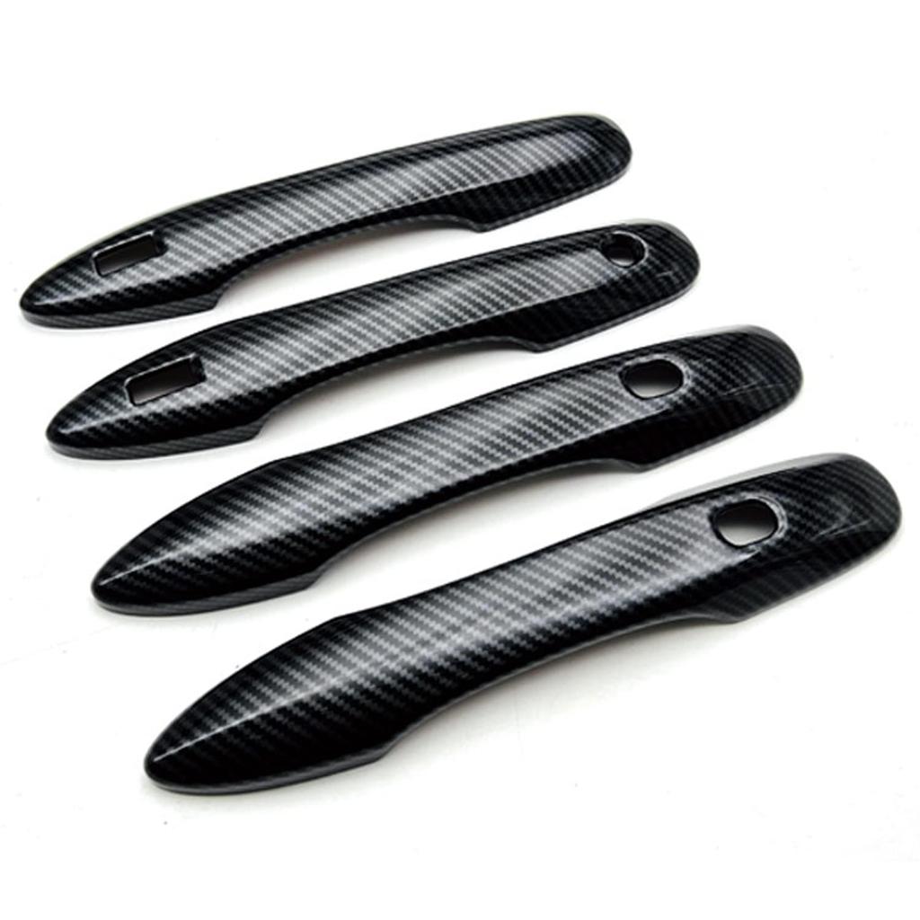 YOFAMO Toyota New Voxy и New Noah 90 серии 95 серии (Январь 2020~) Эксклюзивные детали Внешняя дверная ручка Крышка из АБС-пластика 4 шт. (Стиль «Углерод»)