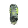 adidas Водные сандалии ПВХ ткань Удобные Стильные Эстетичные Простые Низкие Детские сандалии Детские сандалии Серебристо-серый Ярко-лимонно-желтый Цвет плюща JH9502