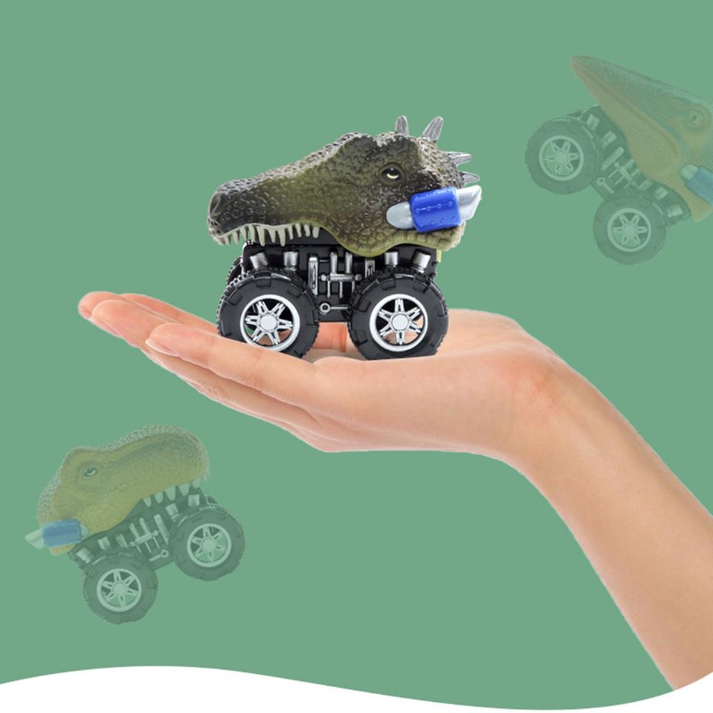 (H0826)8 шт., детская игрушка в подарок, модель динозавра, мини-игрушечный автомобиль, подарок, игрушечный автомобиль с откатным механизмом