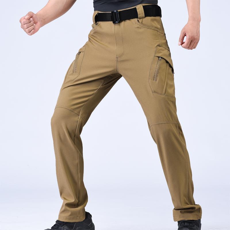 Men's Elastic Hiking Trekking Fishing Climbing Camping Outdoor Hunting Trousers Spring Autumn Fall Sports Cargo Tactical Fast Dry Pants