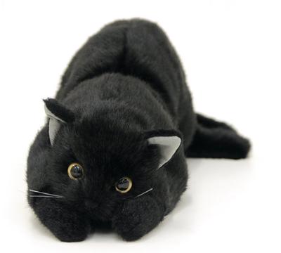 Real Series Сделано в Японии Реалистичная мягкая игрушка кошка 58 см Cat L (Черные глаза)