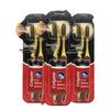Тонкая мягкая зубная щетка Charcoal Gold, двойная упаковка