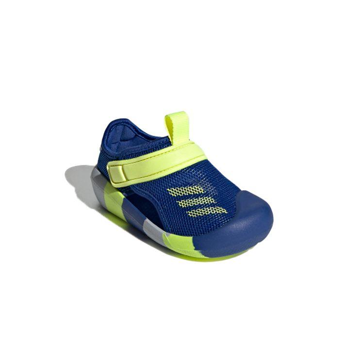 adidas Нескользящая обувь с низким верхом Детская обувь Синяя Желтая GX5118