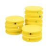 10pcs Fishing Foam Spools Multipurpose EVA Foam Fishing Winding Board for Outdoor FishingYellow