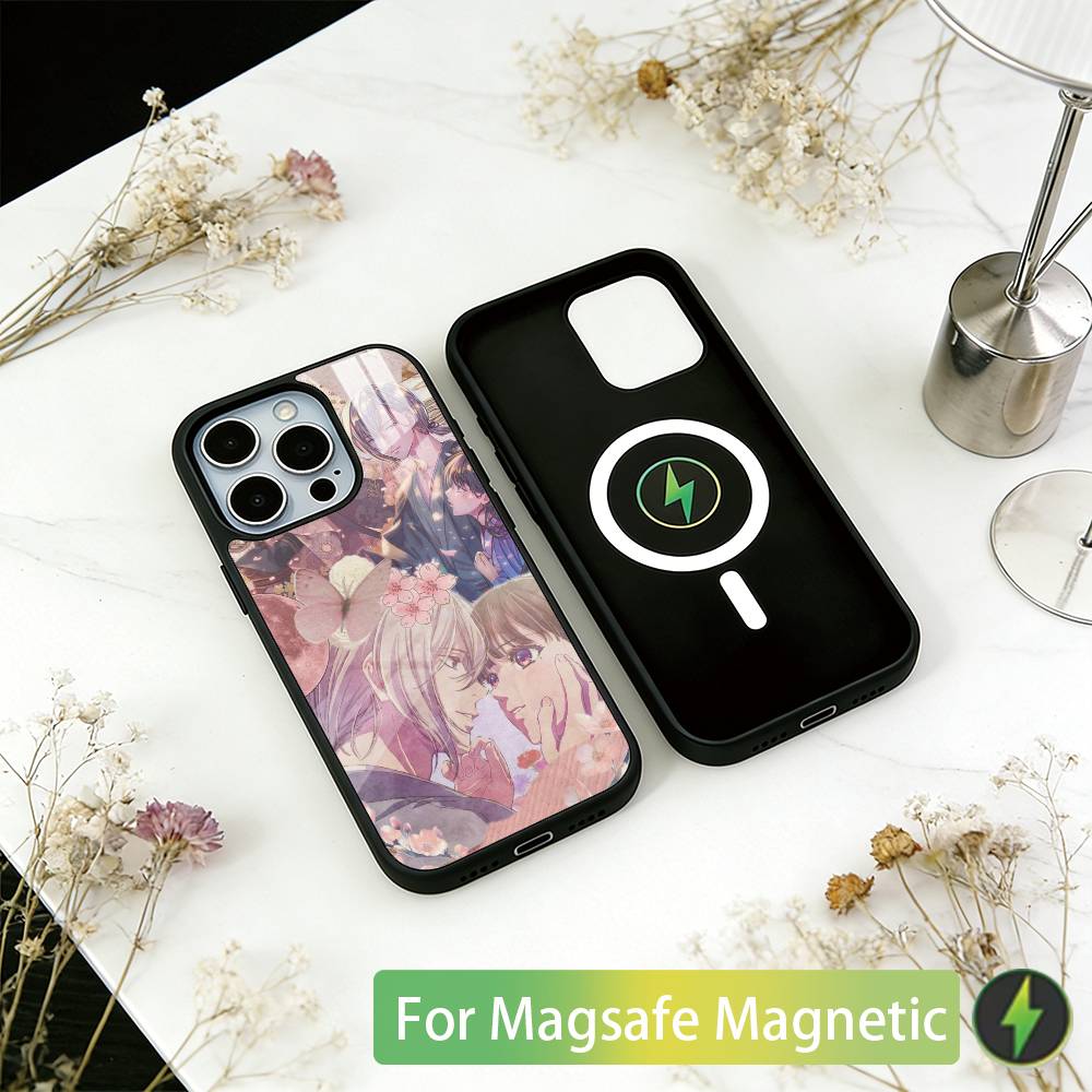 Чехол для телефона 'Мой счастливый брак' Для iPhone 17, 16, 15, 14, 13, 12, 11 Plus, Pro Магнитный Для Magsafe Беспроводная зарядка