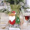 1PC Year Xmas Gift Home Decor Christmas Decoration Santa Claus Wine Bottle Cover Bags Elk Snowman