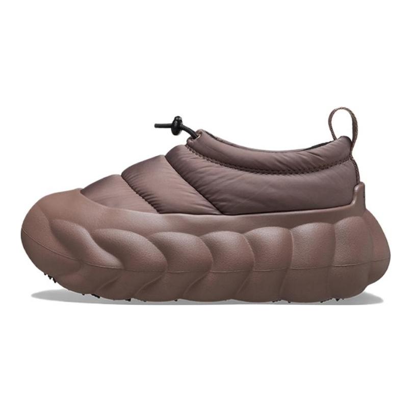 Crocs Кроссовки унисекс Overpuff Shorty Truffle коричневые 210668-0LF