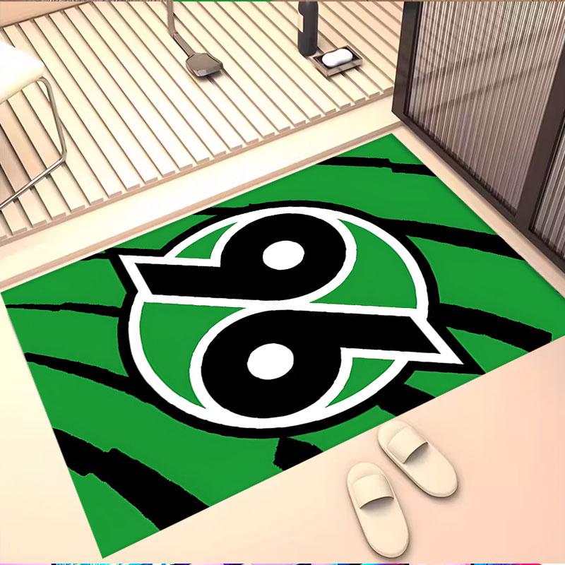 Hannover 96 Football Print Rug, Washable Floor Carpet, For Entryway Dorm Laundry Room Office Study, Home Decor Birthday Christmas Gift