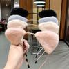 Anime Cosplay Makeup Face Wash Cartoon Plush Hair Band Hair Hoop Cat Ears Headband Hair Accessories