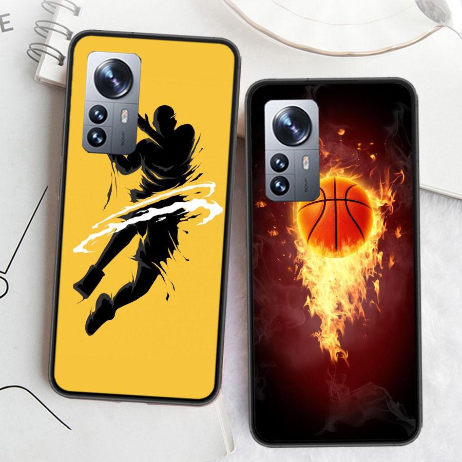 Чехол для телефона с баскетбольным принтом для Xiaomi Poco X7 X6 X5 X4 X3 GT NFC M4 M5 Pro 5G M3 Mi F6 F5 F4 F3 F2 F1 Capa Coque TPU Чехол Прозрачный Fund
