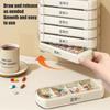 Drawer Designed 7 Day Pill Box 4 Grids Packing Box Portable Weekly Pill Organizer Box  for Elderly