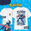 Летняя футболка GRENINJA 100% Хлопок с принтом Мужская Y2K Харадзюку Свободная Повседневная Универсальная Короткий рукав