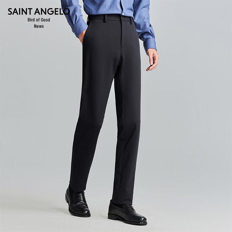 Мужские эластичные теплые брюки Baoxiniao в деловом повседневном стиле
