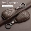 Чехол-сумка из кожи для брелока автомобиля с 3/4/5 кнопками Для Changan Unit Unik Cs35Plus Cs55 Plus Cs75 Plus Oshan X7 X5 Защитный чехол