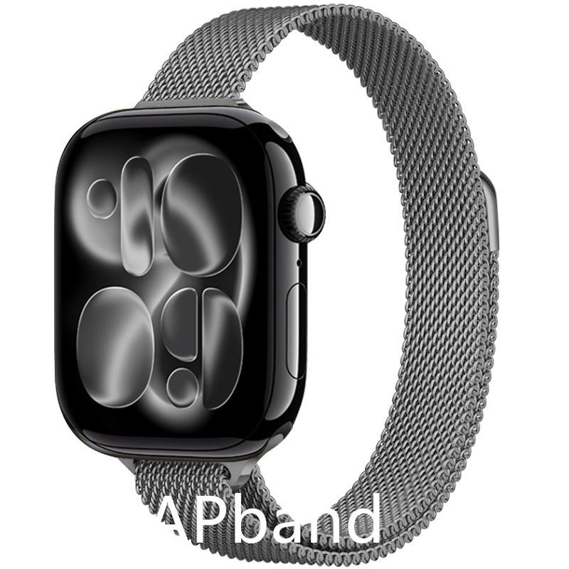 Strap For Apple Watch Band 46mm 44mm 45mm 40mm 42mm 41mm 49mm Milanese Loop correa Bracelet iWatch Series 11 10 Ultra 2 9 8 SE 3