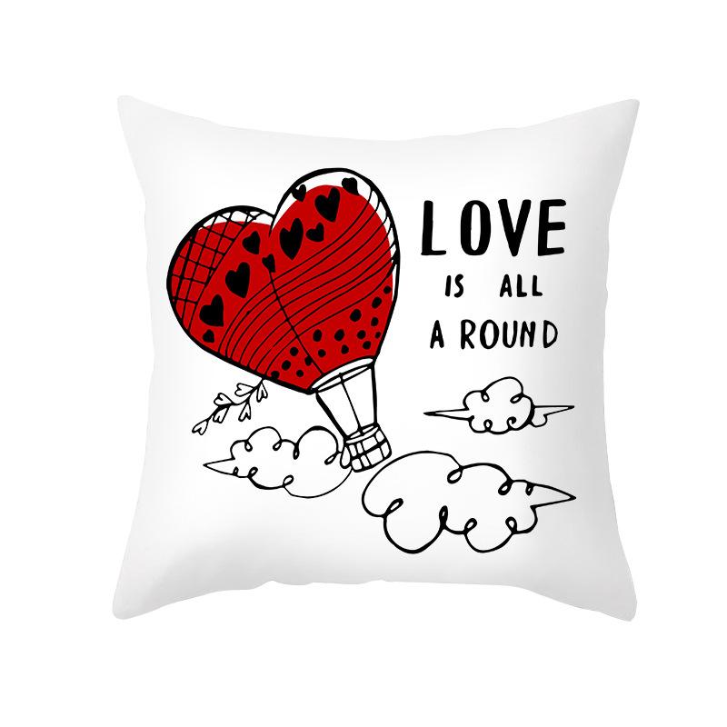 New Valentine's Day Themed Pillow Covers Home Pillow Cushion Covers