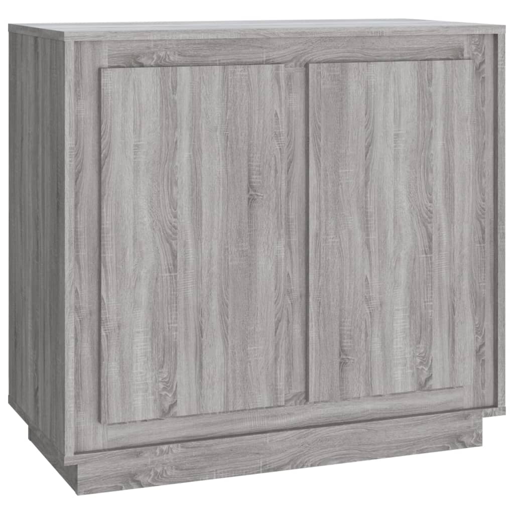 Sideboard Gray Sonoma 80x34x75 cm Particleboard
