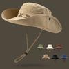 Women And Men Sun Hat with Neck Flap Breathable Solid Color Sports Western Cowboy Hats Summer Multiple Options Available