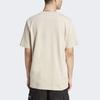 Adidas Originals T Shirts Men's Beige Crew Neck Moderate Straight Fit IJ7462