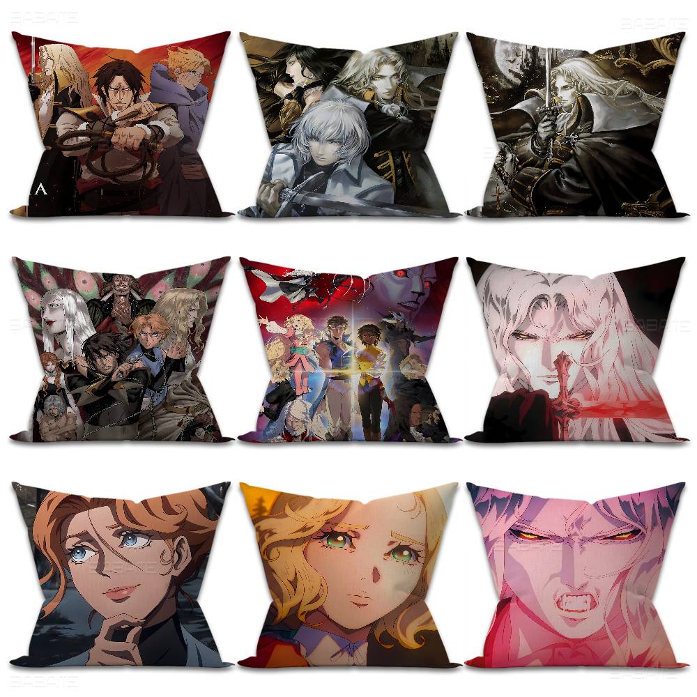 Чехол на подушку Castlevania из аниме Дюймы Декор в деревенском стиле Домашние декоративные чехлы на подушки для дивана