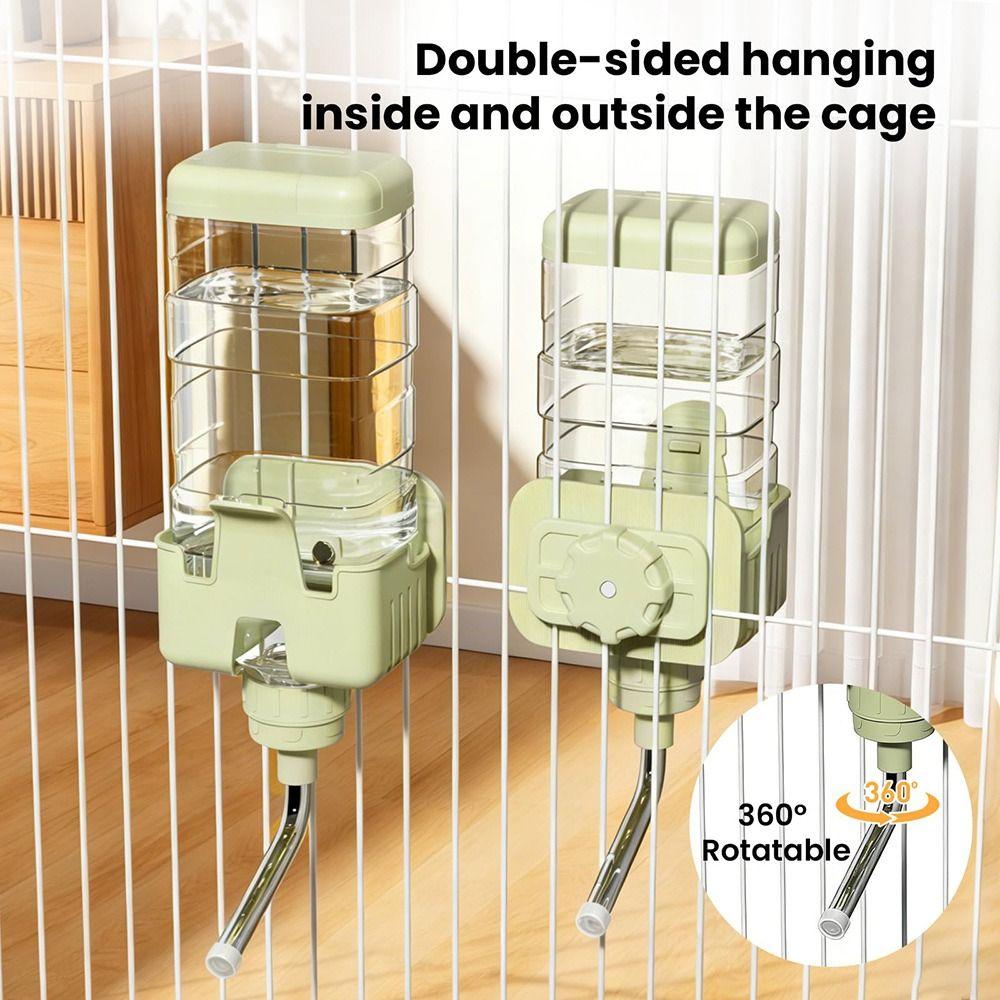 Leak-Proof Animal Water Bottle No-Drip Dog Water Dispenser for Crates/Cages Accessories