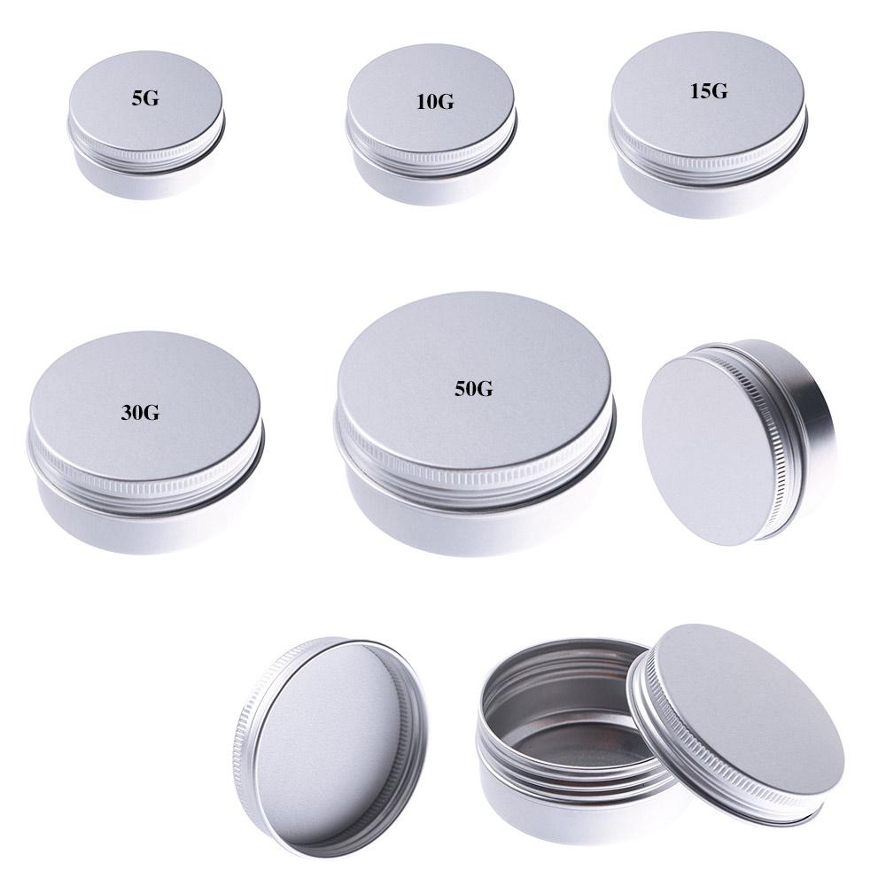 Aluminum Makeup Jars Crafts Derocation Cosmetic Bottles Home Storage Organization Storage Bottles