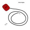 Universal Tail Warning Light Plastic Electric Scooter Rear Mudguard Light  for ZT3 G2 G30