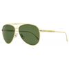 Longines Unisex Pilot Sunglasses Lg0005 H 30n Endura Gold  59mm 30n