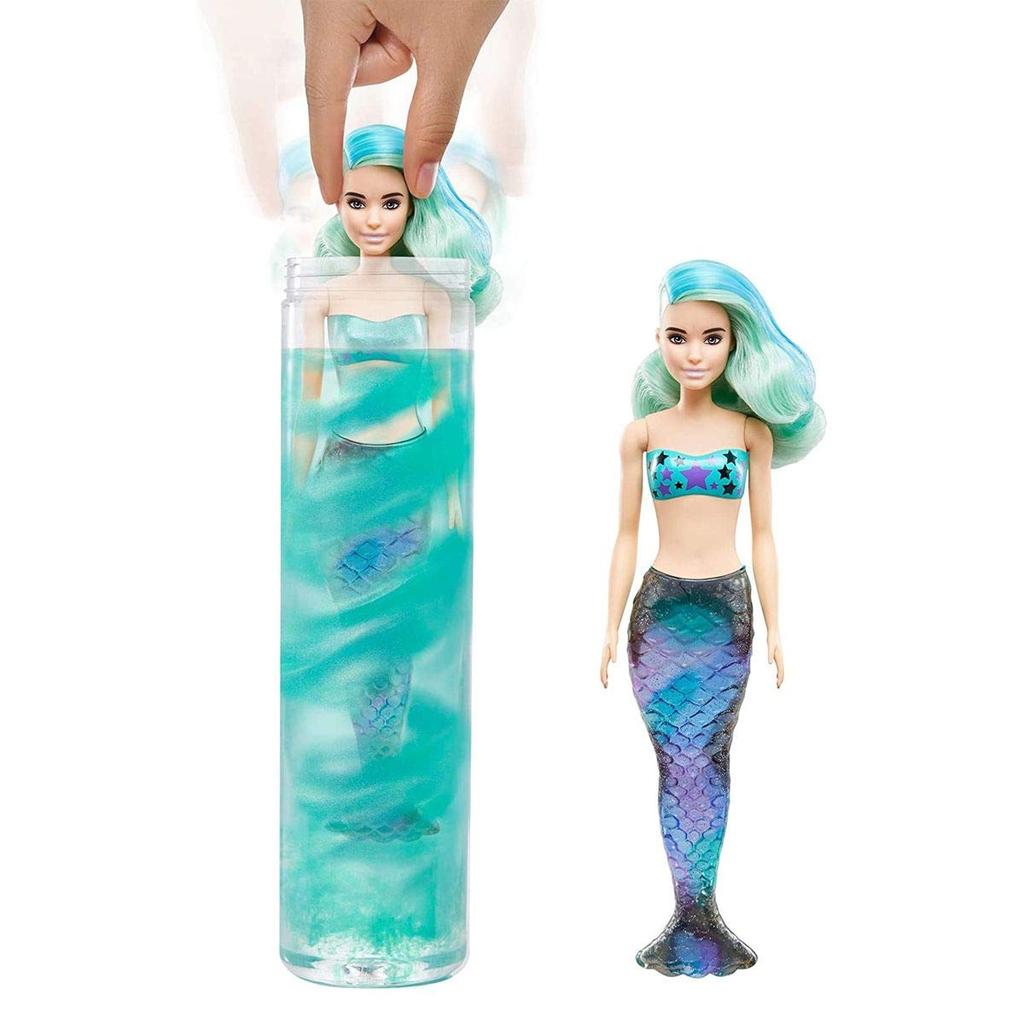 Mattel Barbie Color Reveal Русалка Один сюрприз ColorReveal при каждой транзакции - Серия кукол,
