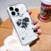 Прозрачный чехол для телефона в форме сердца с картой мира и самолетами для IPhone 14 15 16 13 12 11 17 Pro Max 12 13 Mini Мягкая крышка