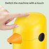 220 мл Диспенсер для мыла Мультяшный дизайн утки Заправляемый Работающий от батареек Регулируемый Хранение АБС Автоматический