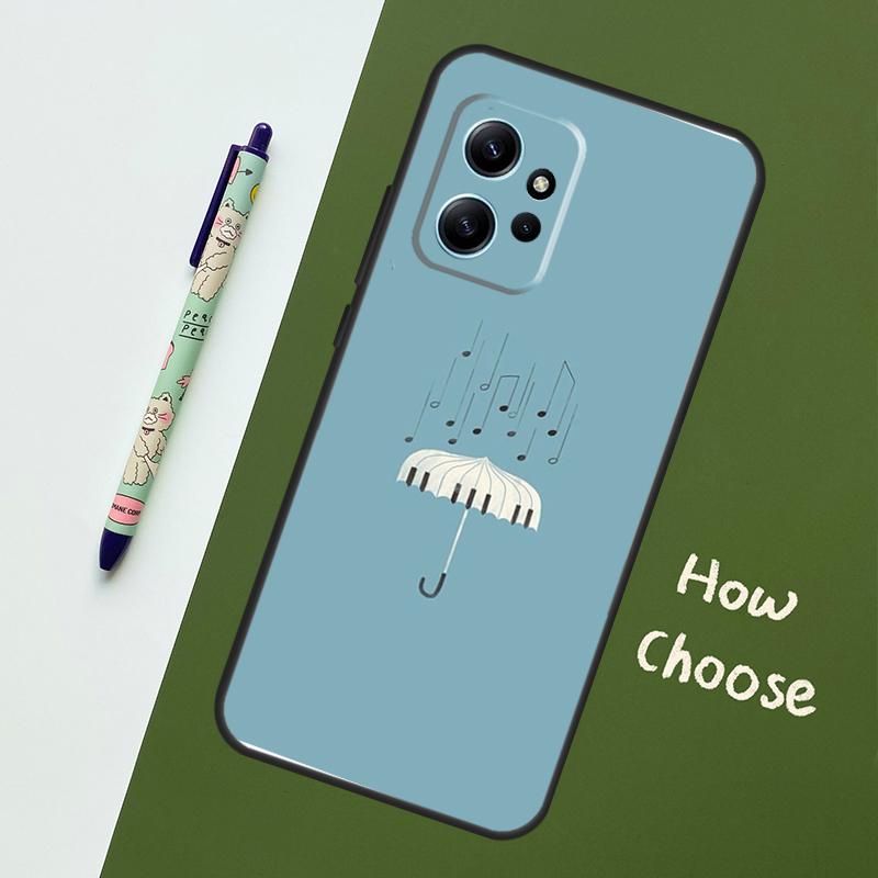 Минималистичный чехол для любителя музыки для Xiaomi Redmi Note 14 Pro 13 9 10 11 12 12S Чехол для Redmi 15C 15 13C 12C 14C 10C
