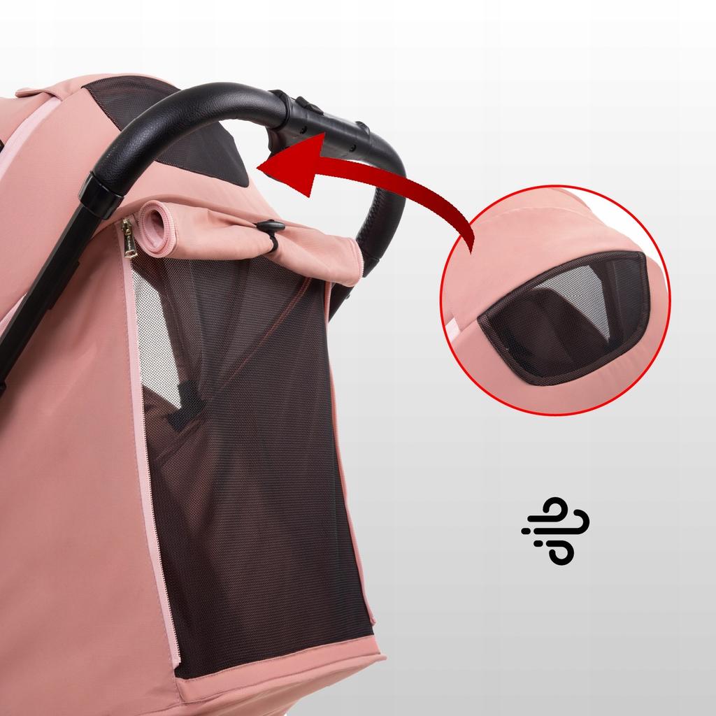 Babylux Giau Stroller Lightweight Stroller Up to 22kg Foldable for Airplane