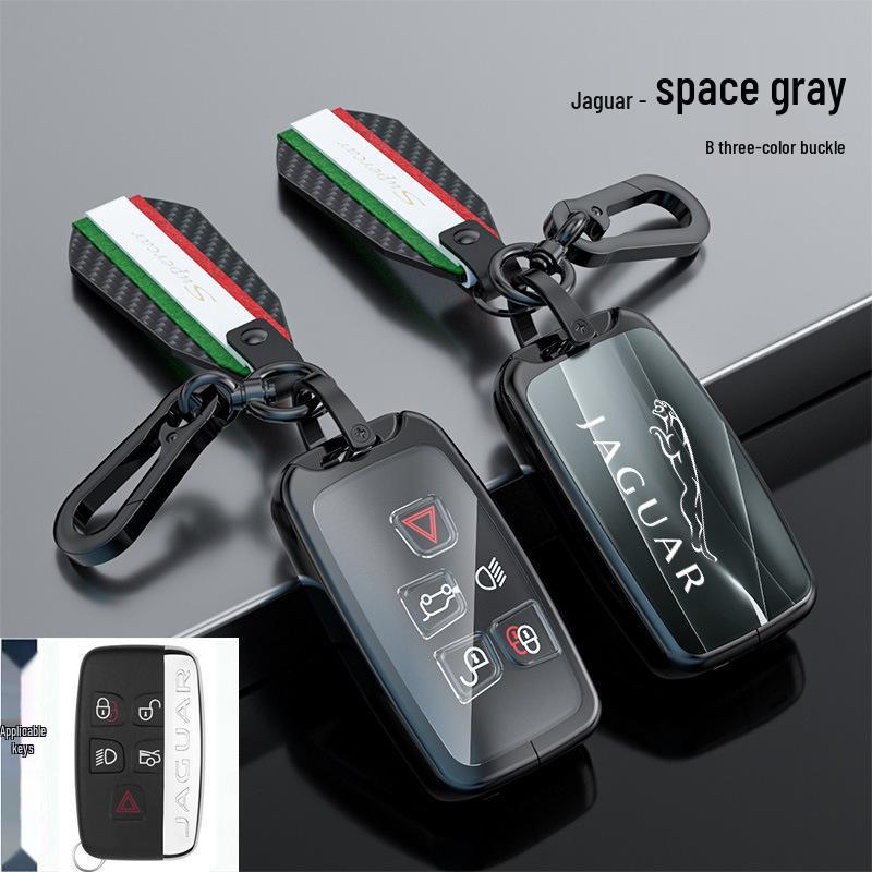 Jaguar Key Cover for XEL, XFL, E-Pace, F-Pace, F-Type, XE, XF, I-Pace, XJL Models (Unisex)