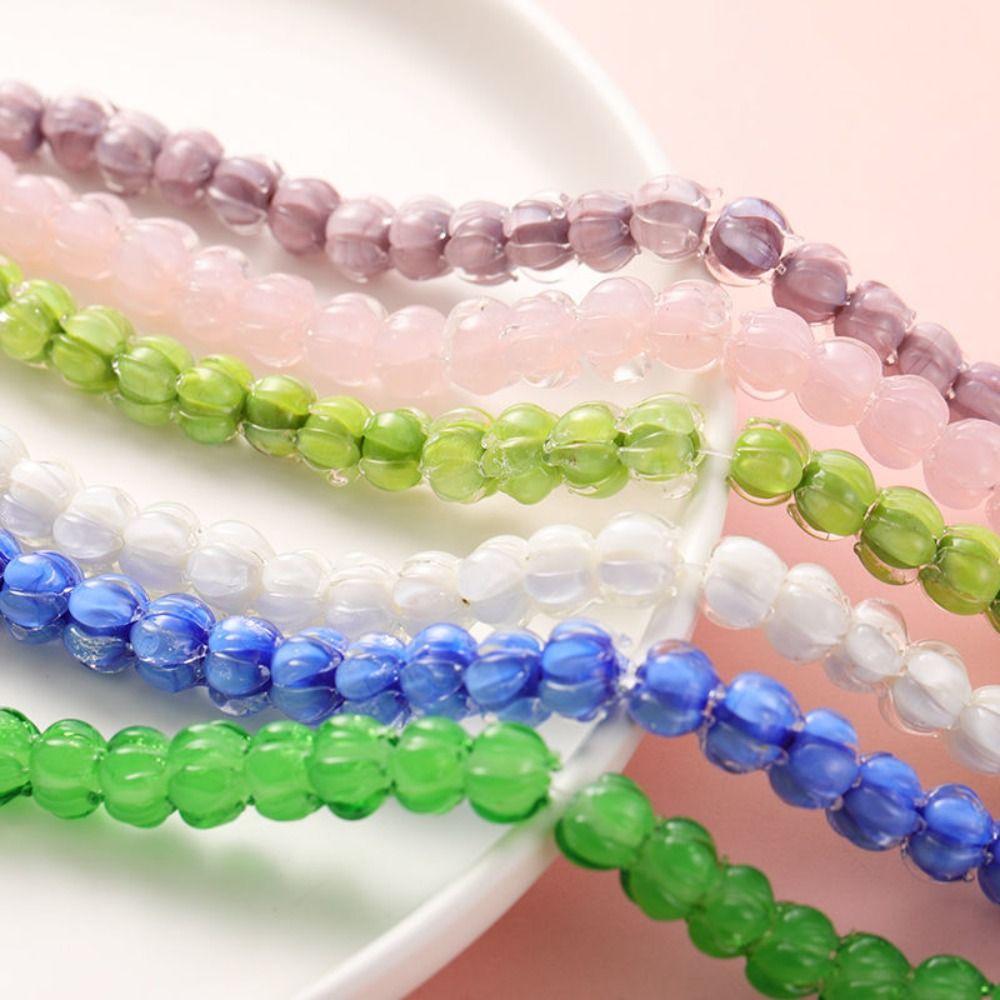 Стеклянные бусины для рукоделия, бусины-бутоны, бусины лэмпворк, бусины в древнем стиле, бусины из люли в форме колокольчика орхидеи