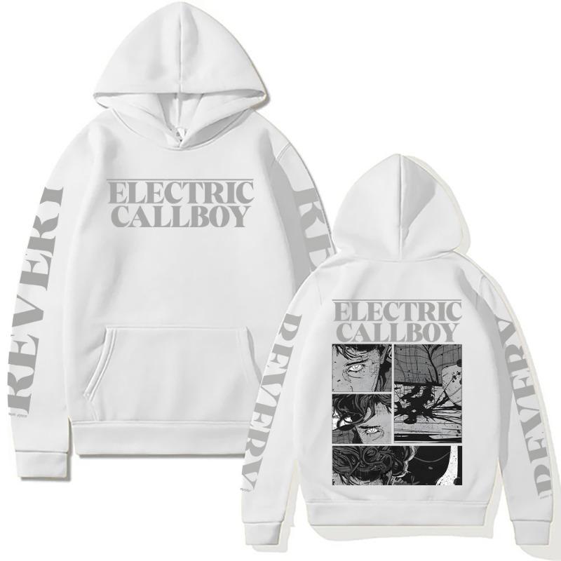 Худи Electric Callboy Revery Paint мужское женское с длинным рукавом и капюшоном, винтажный узор, эстетичная одежда, пуловер