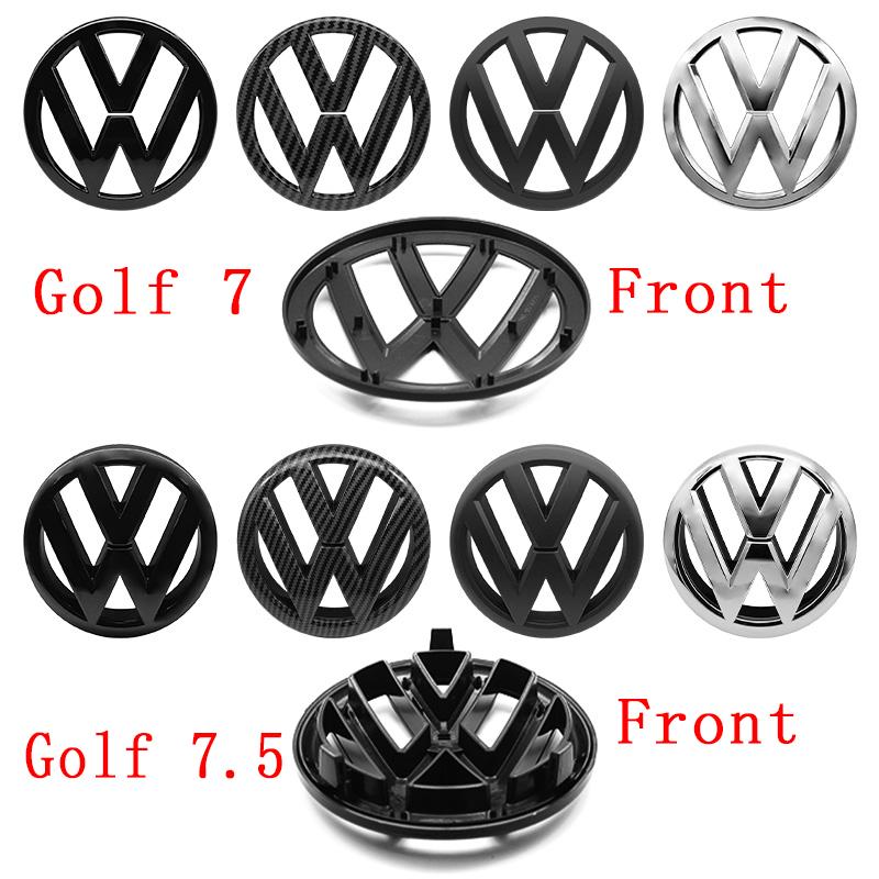 For Volkswagen VW Valve Stems Caps For Volkswagen VW Golf 7 MK7 Golf7.5 MK7.5 135mm 138mm Front Grille Logo Badge 113mm Trunk Lid Logo Emblem Repl